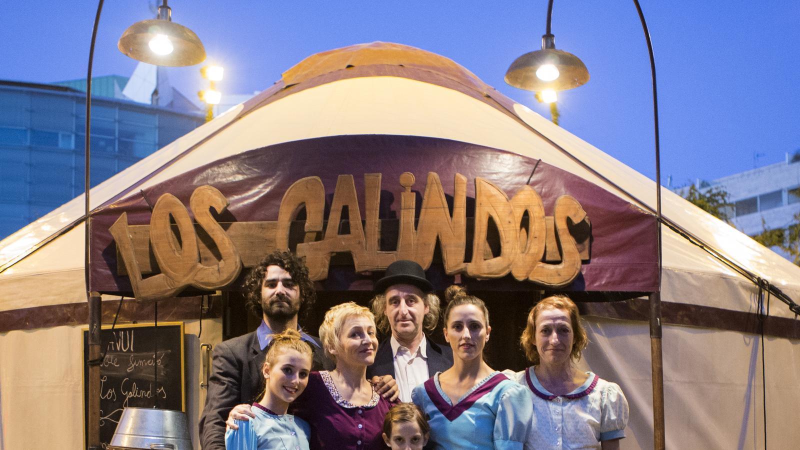Los Galindos en el Mercat de les Flors