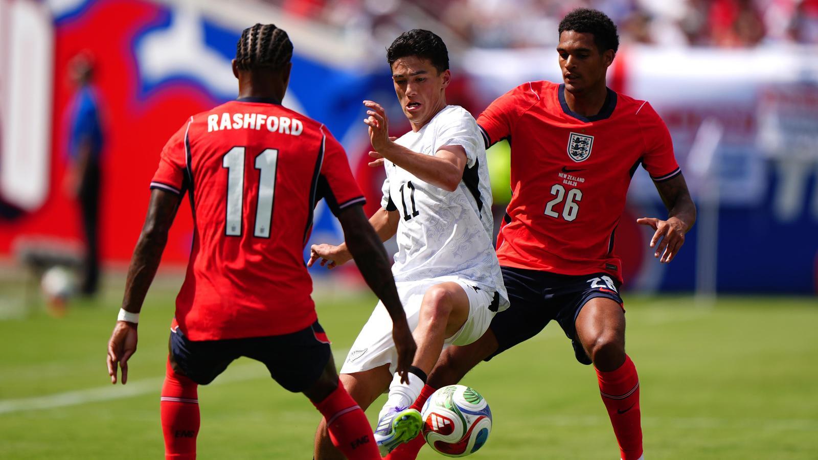 Marcus Rashford during the friendly match between England and New Zealand