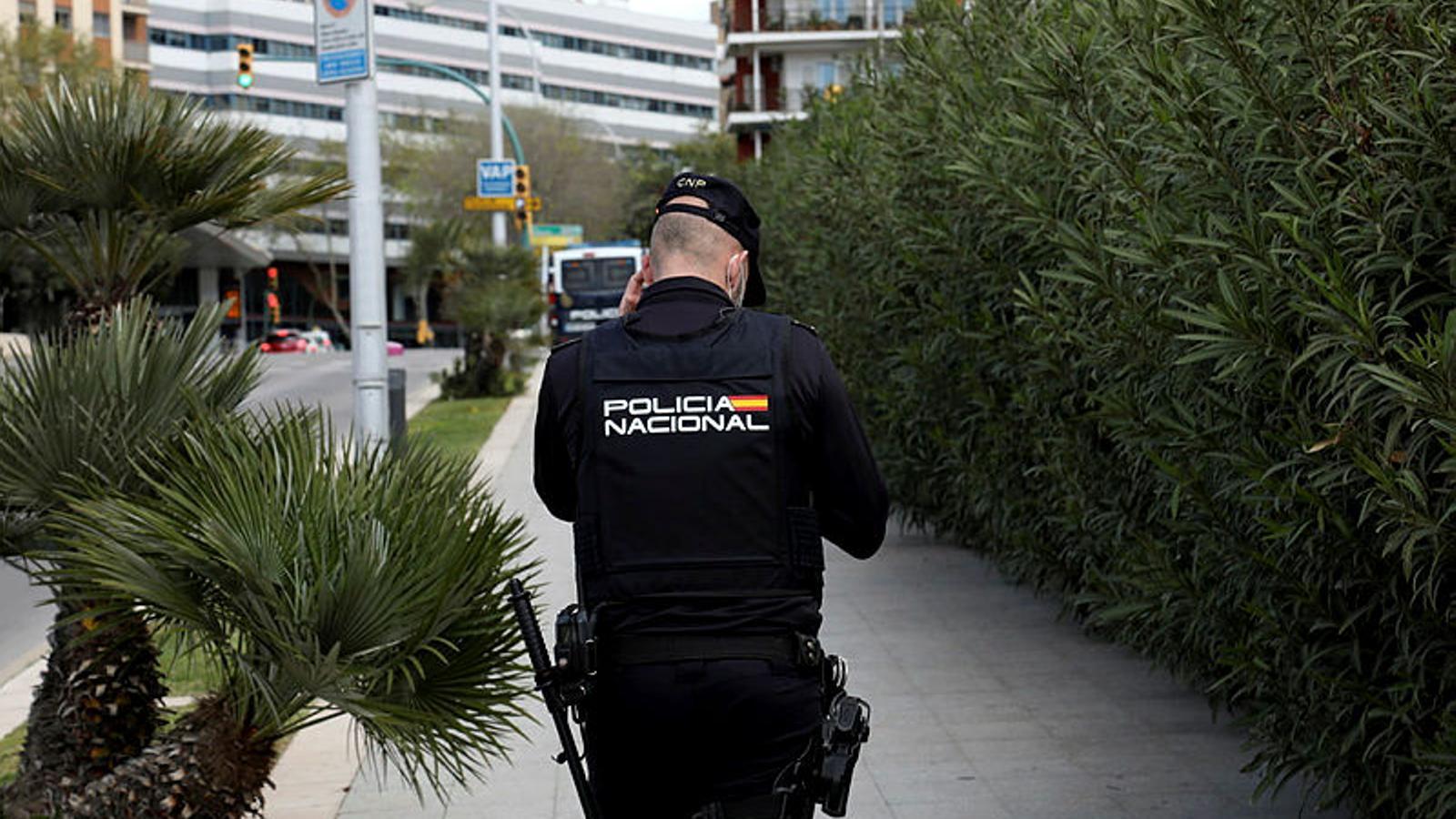 A National Police officer in Palma