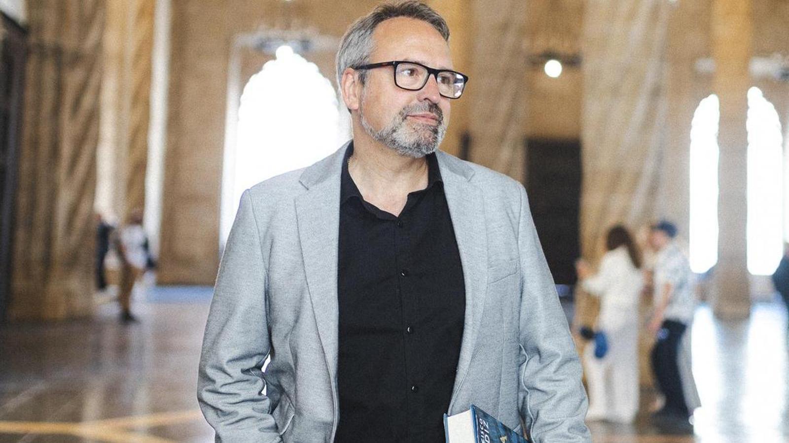 Juan Francisco Ferrándiz en la Lonja de Valencia