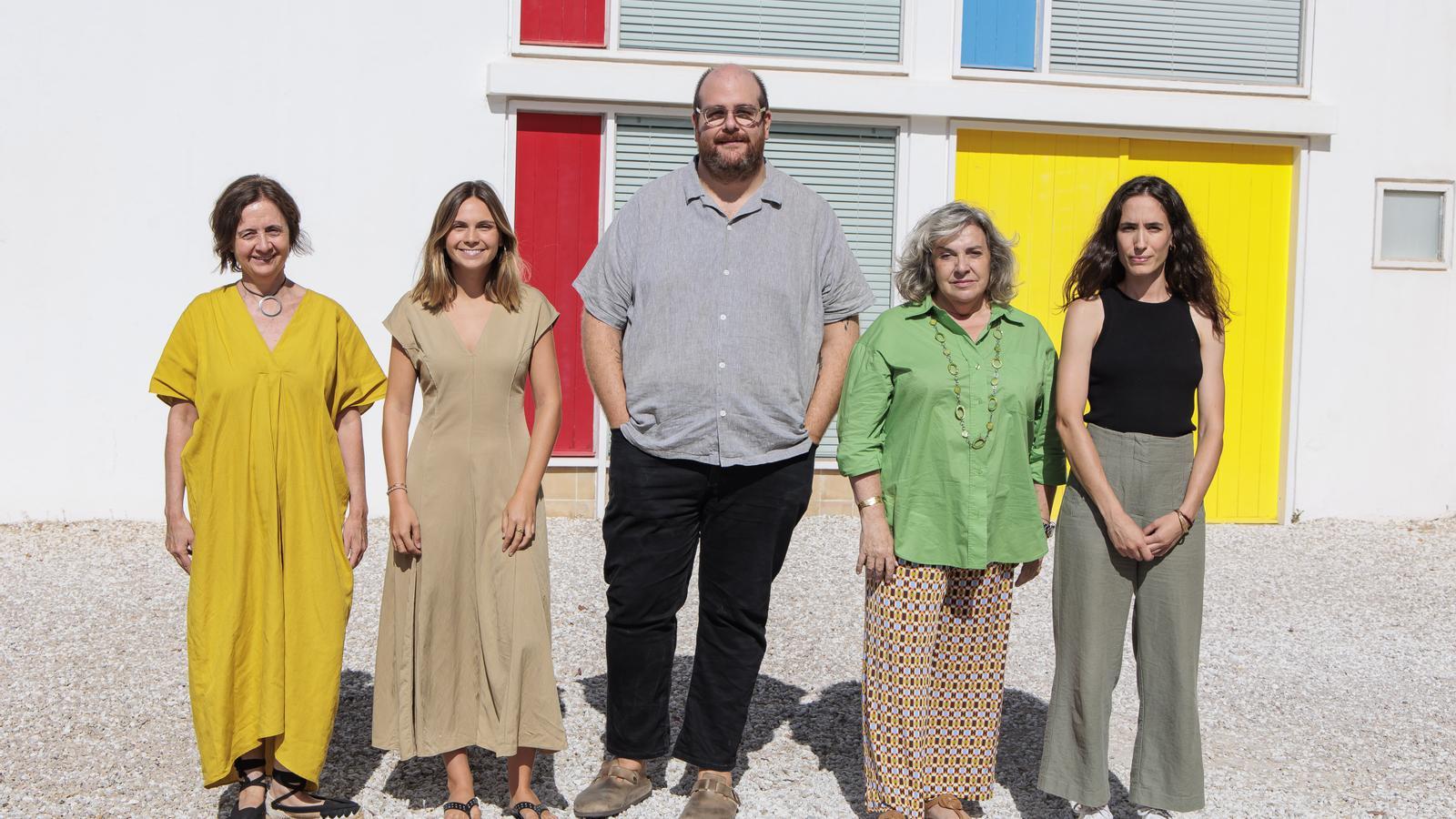 Die Organisatoren von FLEM und Vertreter der Miró Mallorca Foundation an diesem Mittwochmorgen am Hauptsitz der Stiftung.