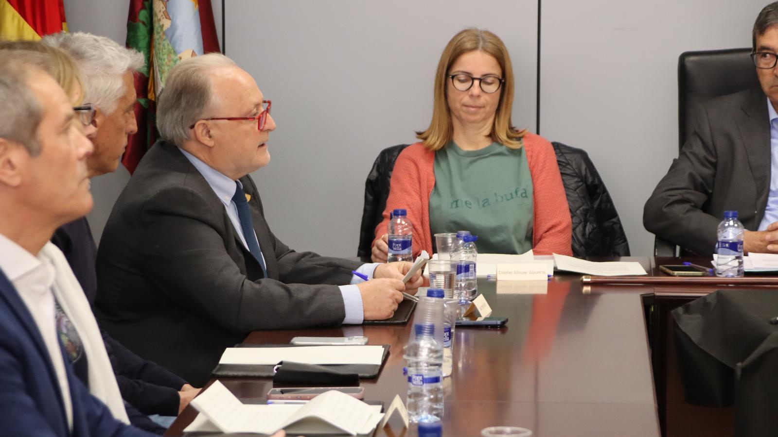 The councilwoman defector Elisabet Albujar, during the plenary session