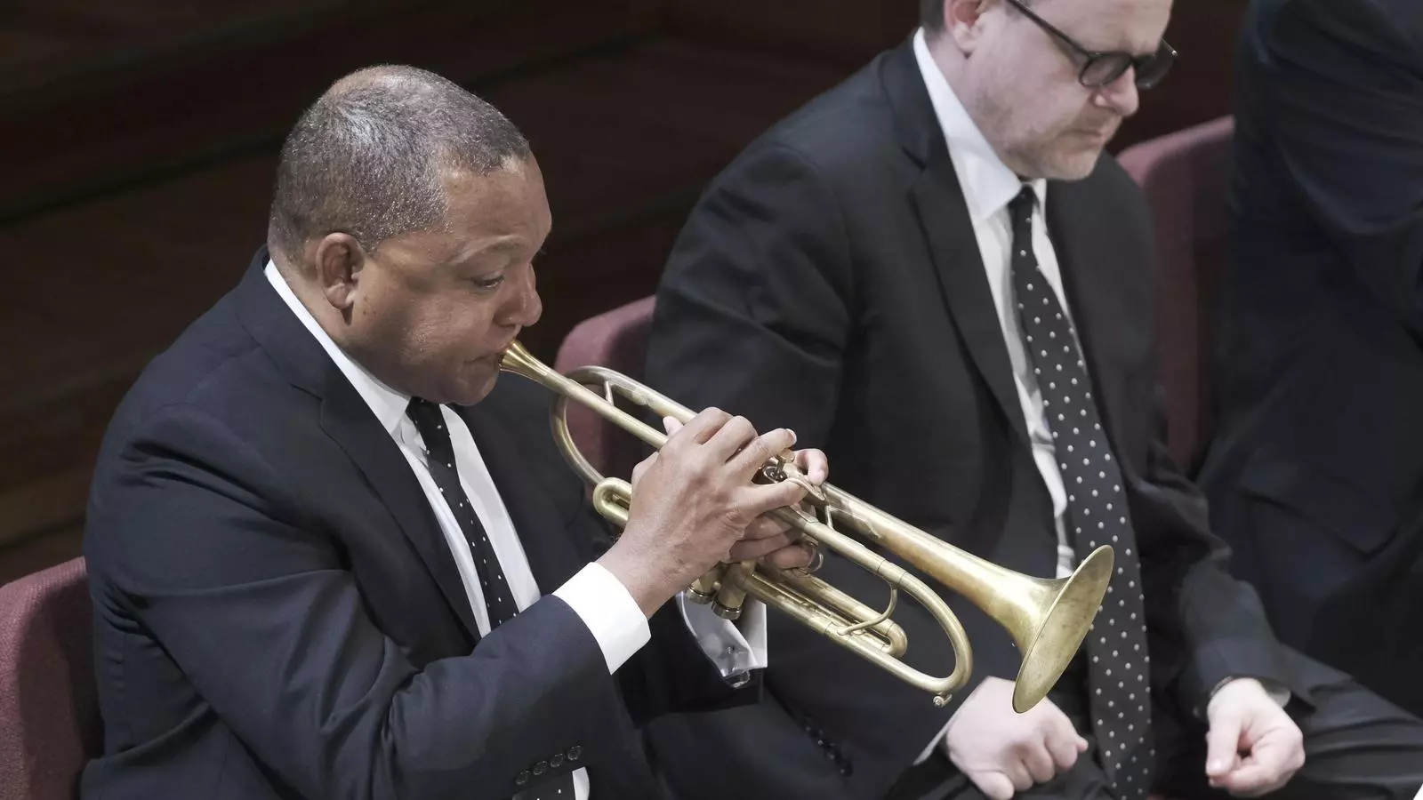 Wynton Marsalis durant el concert al Palau de la Música.