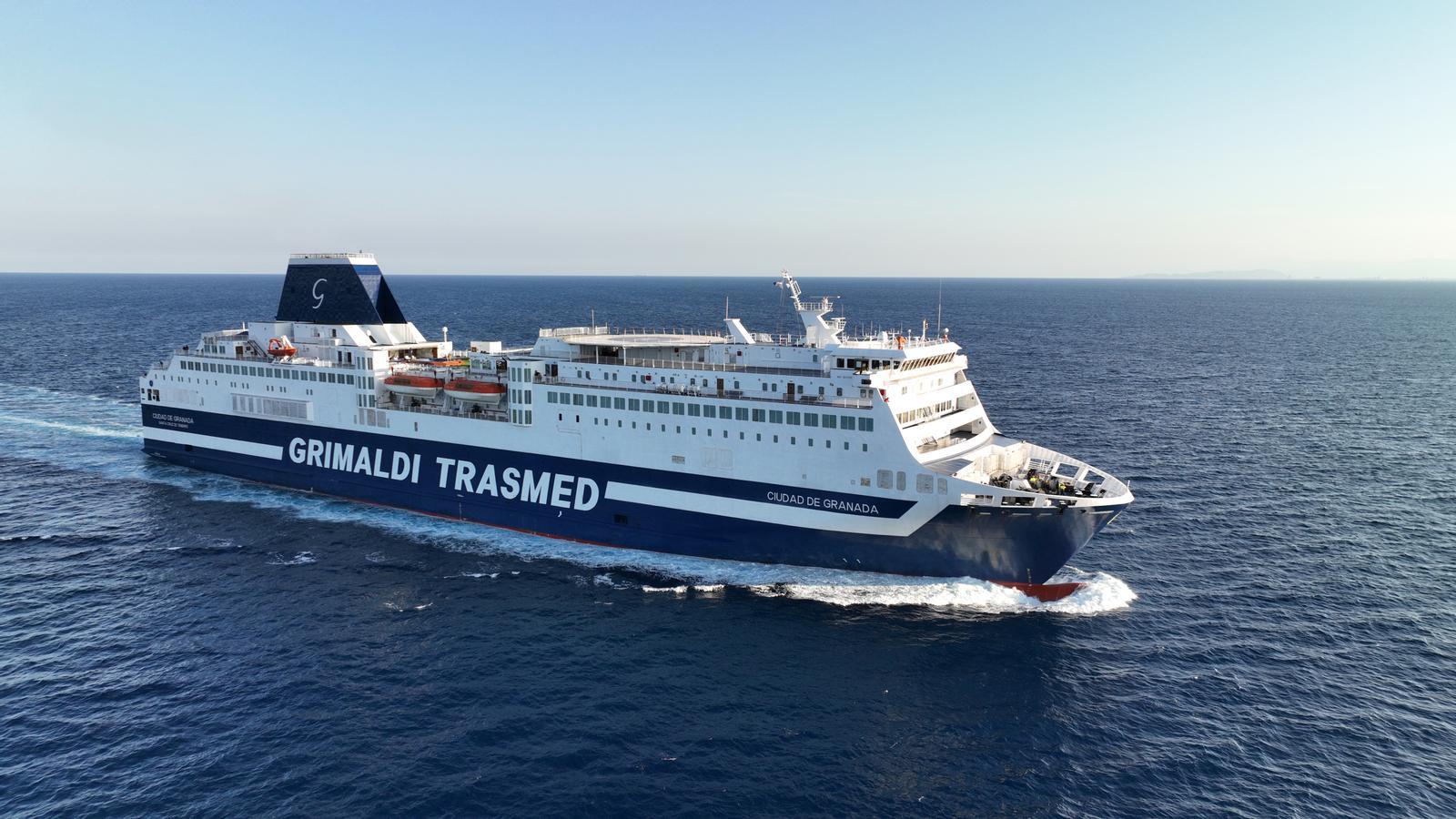 Stock image of a Trasmed ferry
