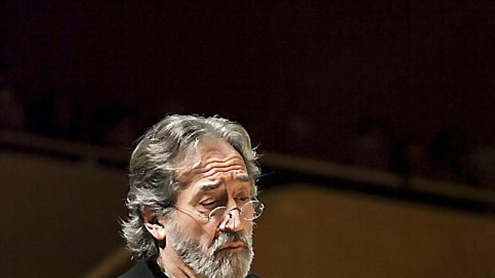 Jordi Savall durant un concert a L’Auditori de Barcelona el 23 de gener d’aquest any.