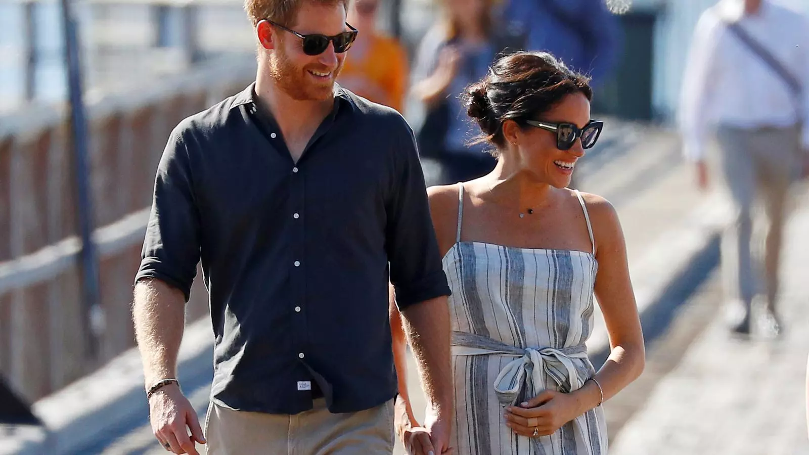 El príncep Enric i Meghan Markle, durant un viatge a Austràlia, el passat 22 d'octubre