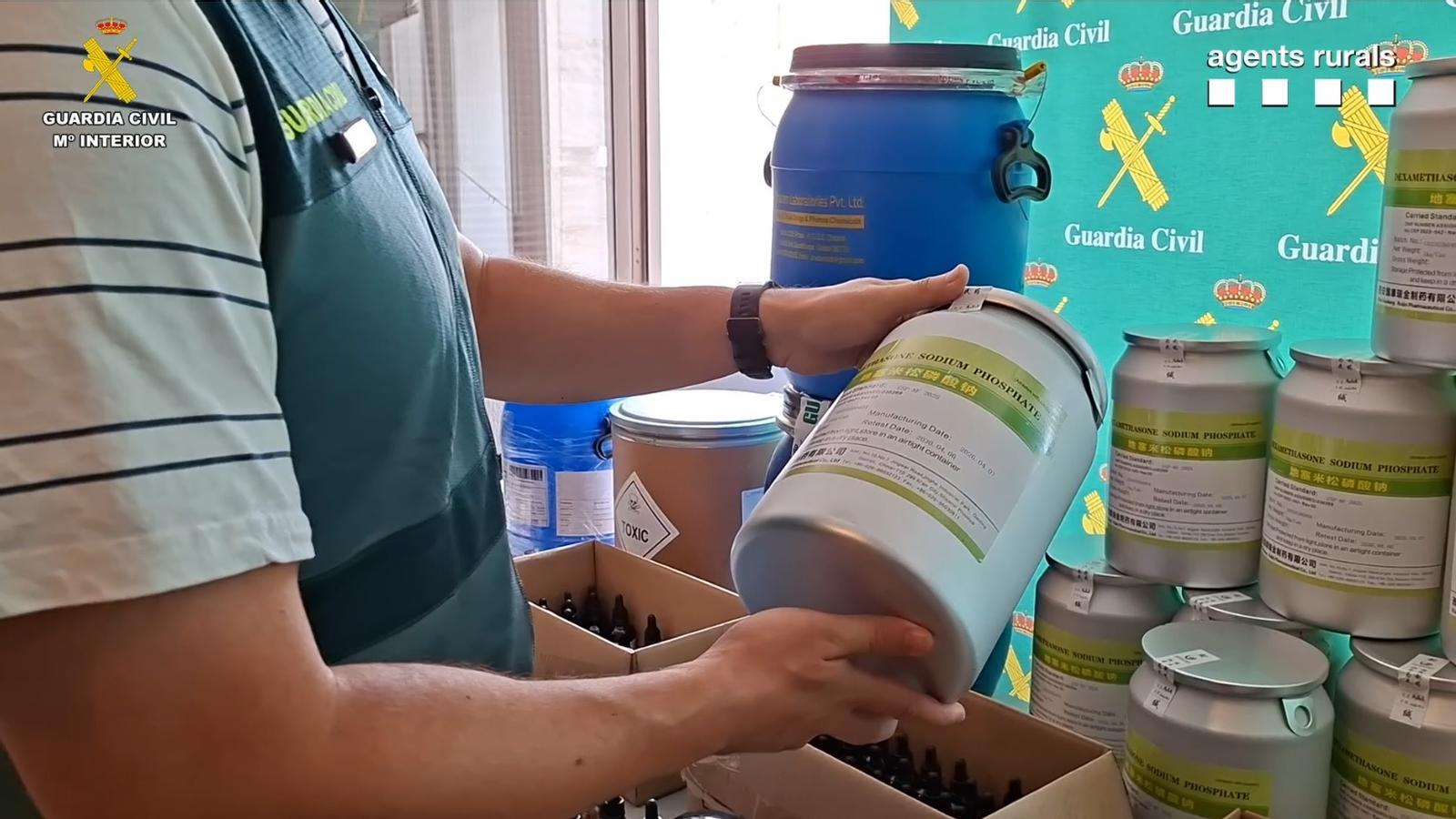 Medicamentos veterinarios intervenidos
