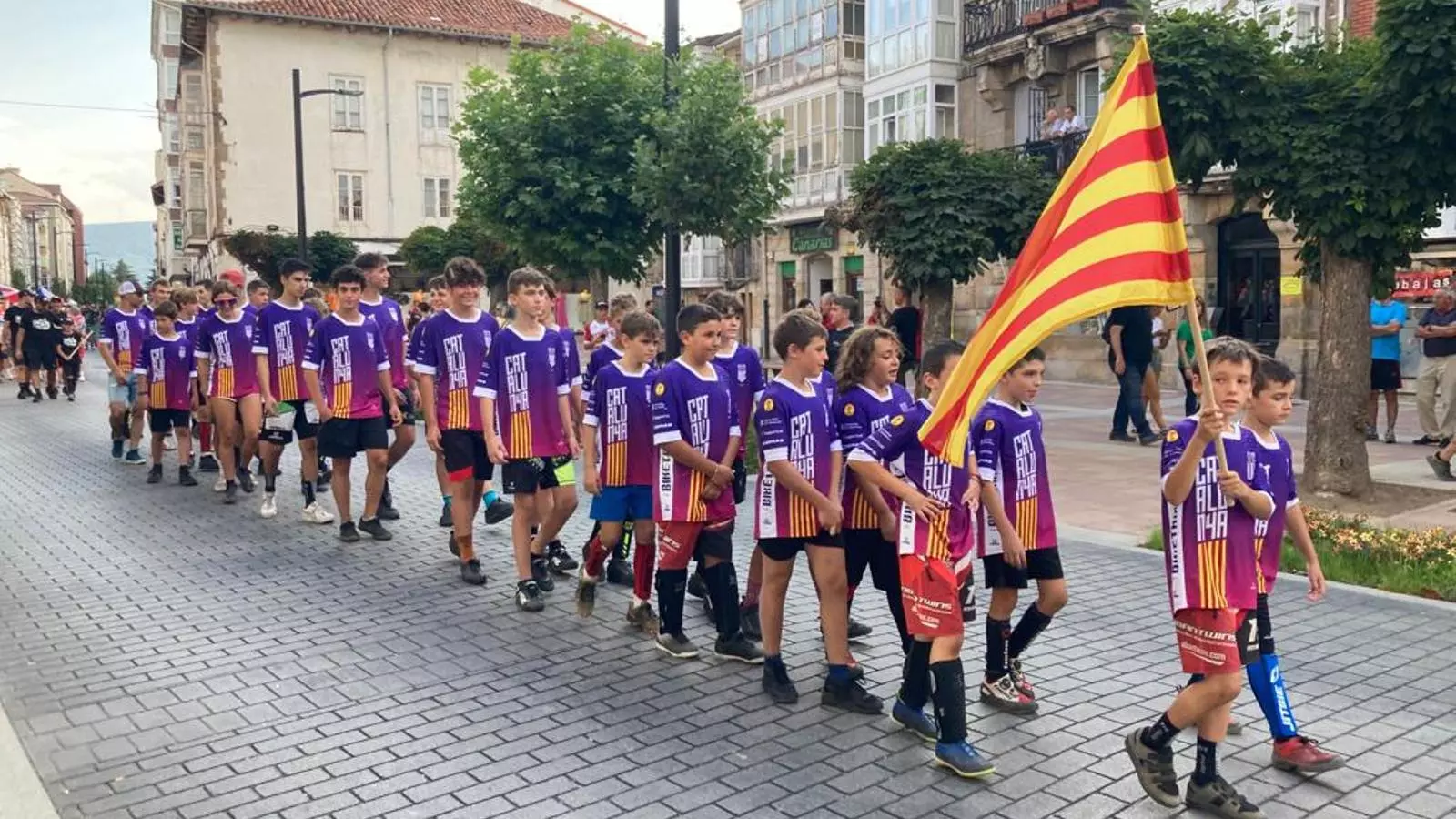 Cerimònia inaugural del mundial de Bike Trial a la Reinosa (Cantàbria)