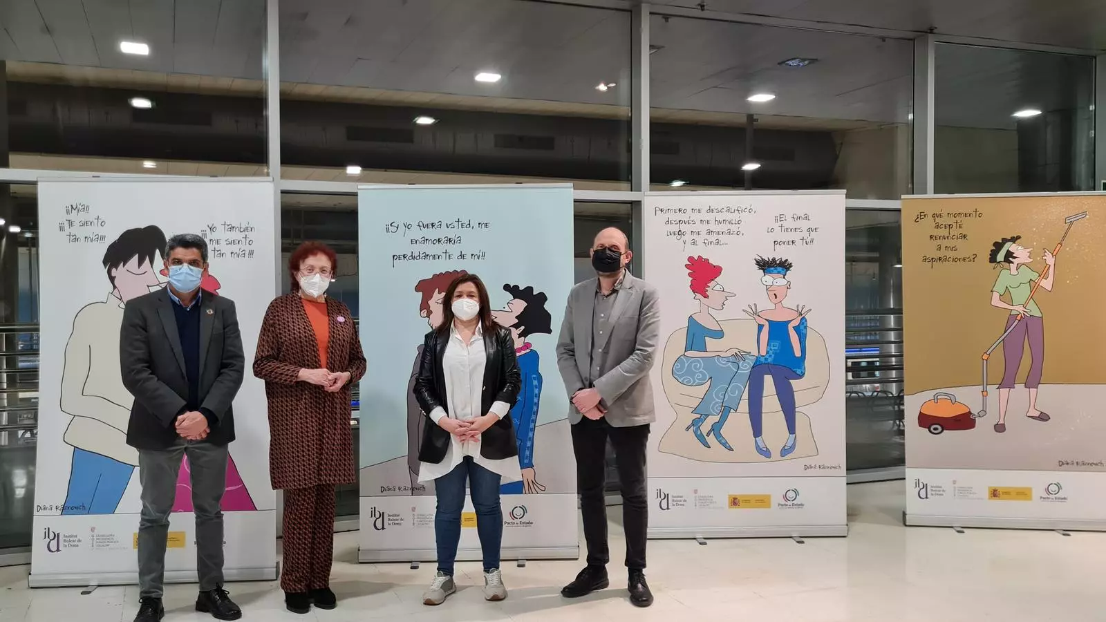 Imatge de la inauguració de l'exposició.
