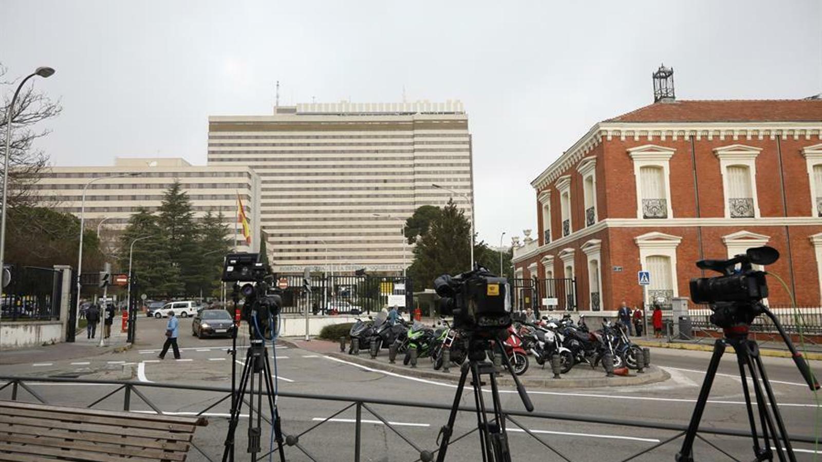 The Gómez Ulla military hospital in Madrid, where the twenty repatriated individuals from Wuhan have been isolated.