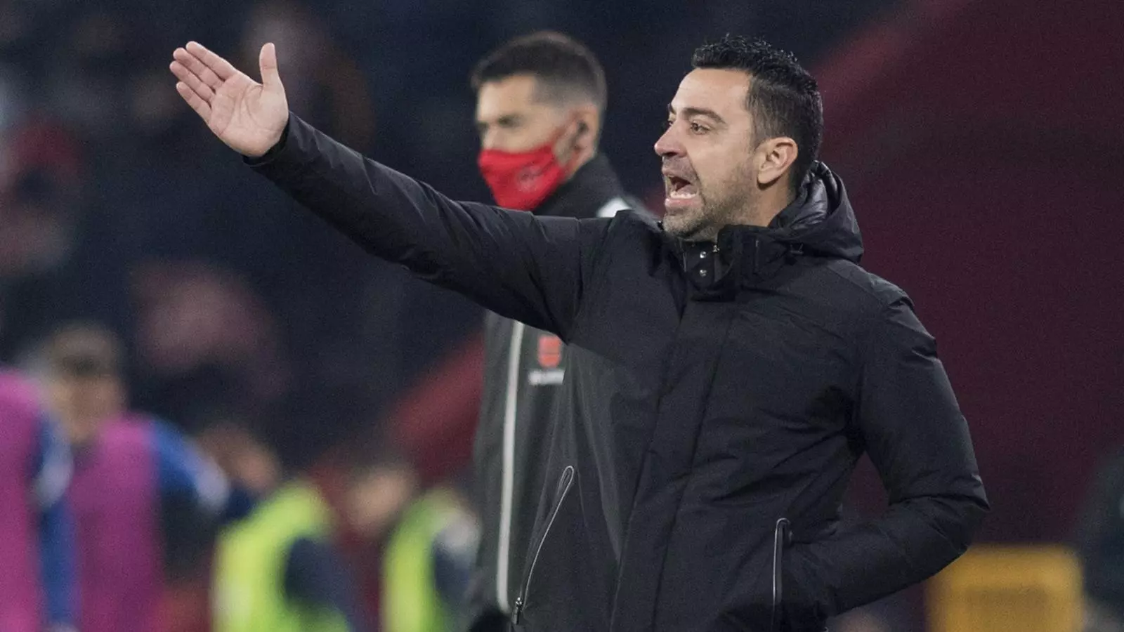 Xavi Hernández contra el Granada