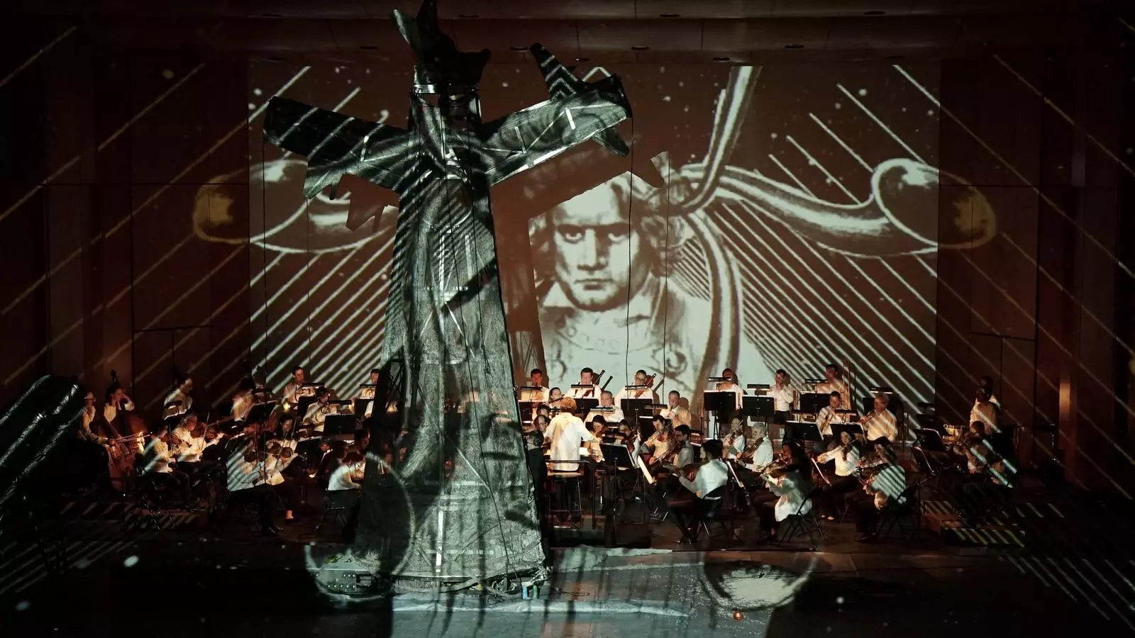 Un moment de l'espectacle 'Pastoral for the planet', de La Fura dels Baus
