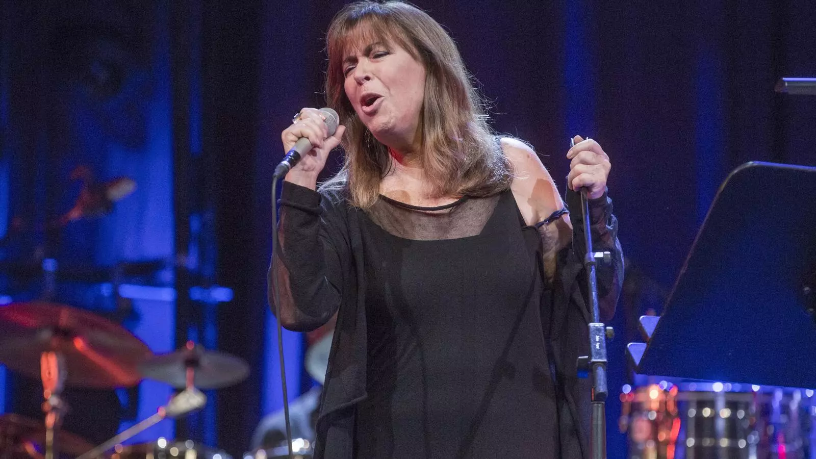 Maria del Mar Bonet, durant el concert d'ahir al Liceu