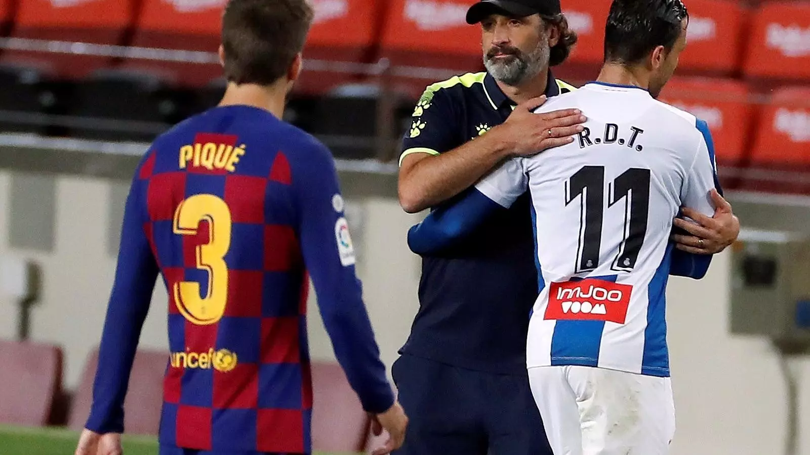 Rufete en acabar el partit