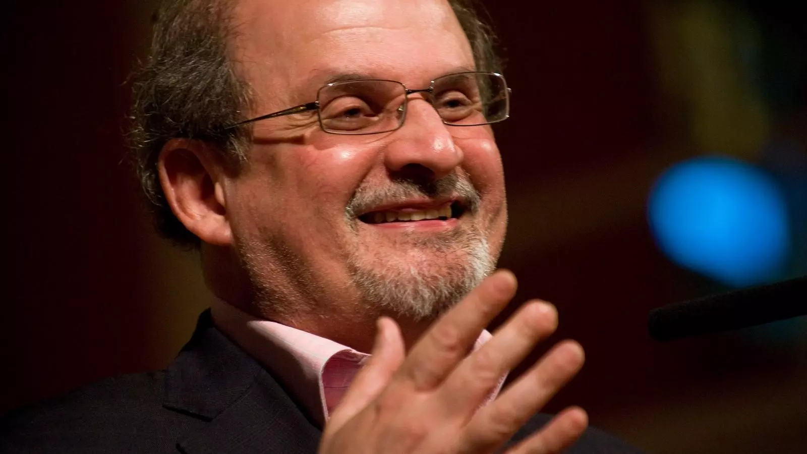 Salman Rushdie en Washington el 30 de junio del 2008