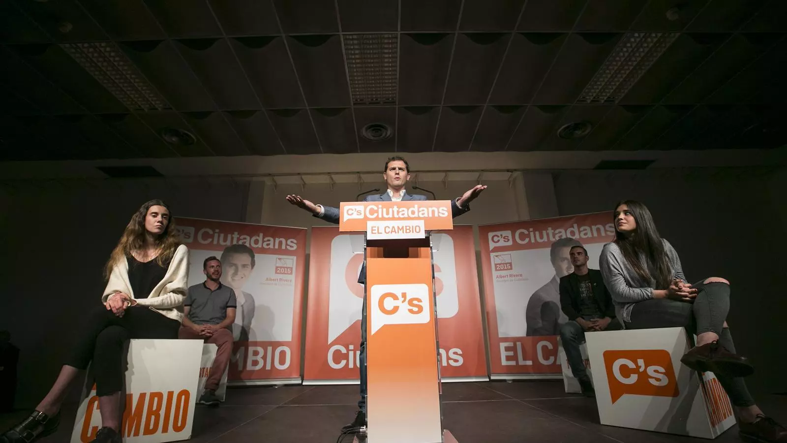 Mitin de Albert Rivera en la Hospitalet.