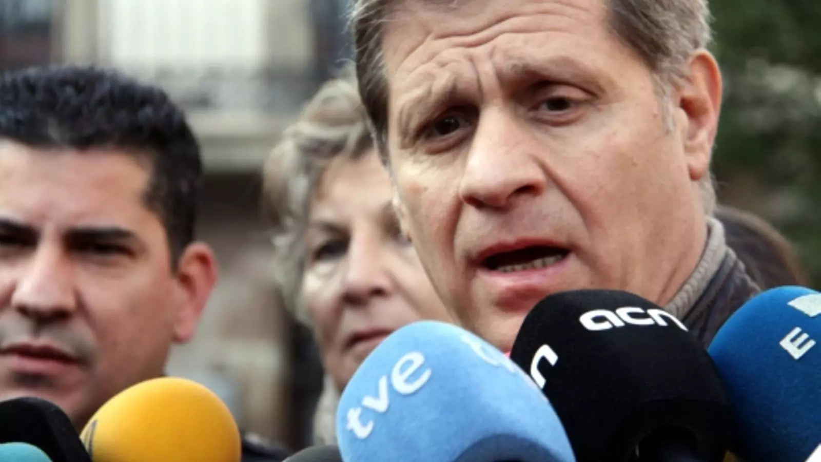 Alberto Fernández Díaz, durant una atenció als mitjans / ACN