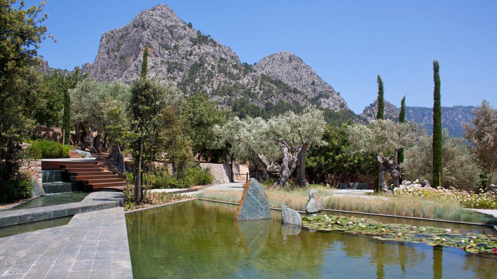 Ein Garten im Tramuntana-Gebirge.