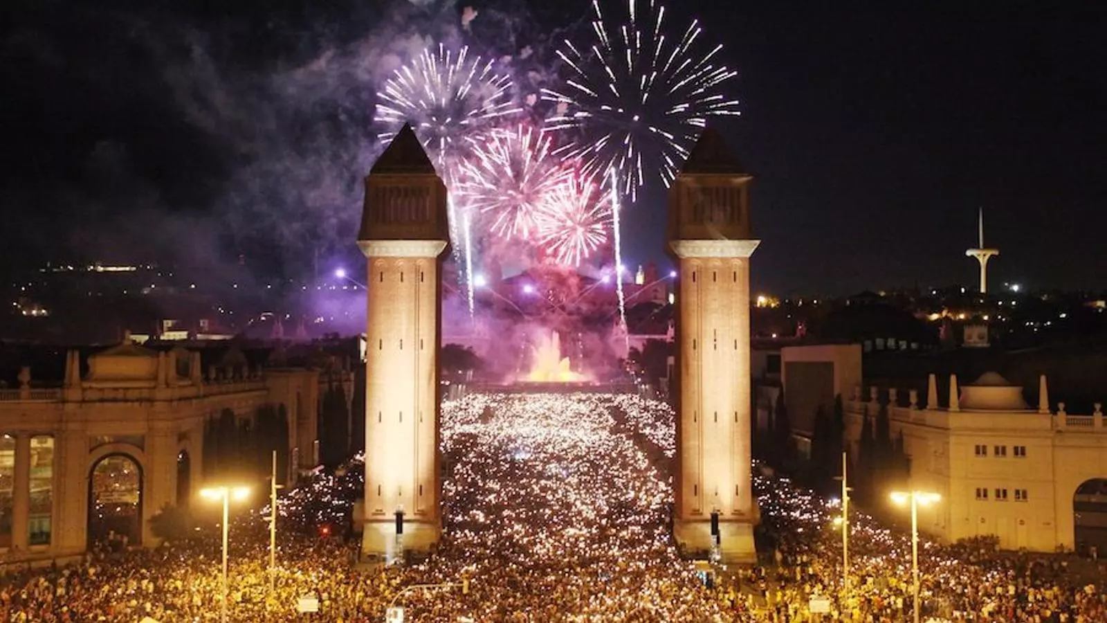 Piromusical de la Mercè