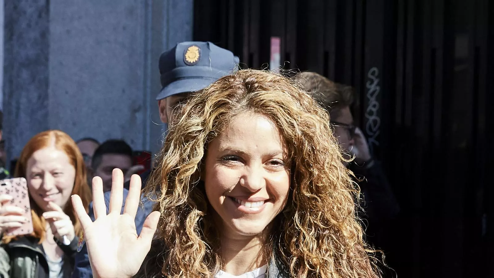 Shakira aquest dimecres en entrar al jutjat a Madrid