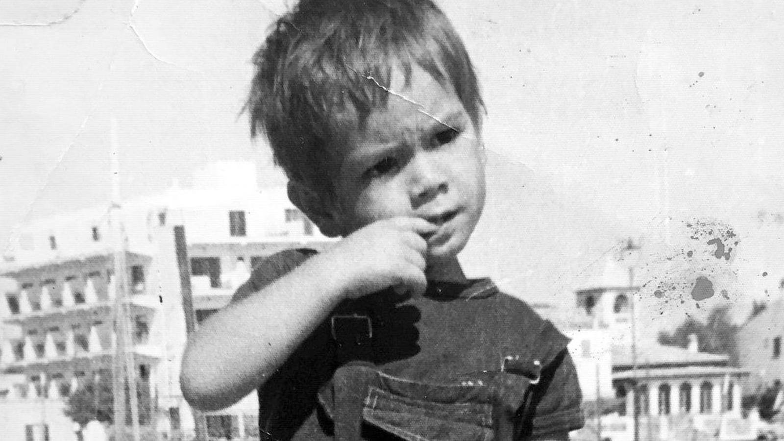 Xavier Fiol, de petit.