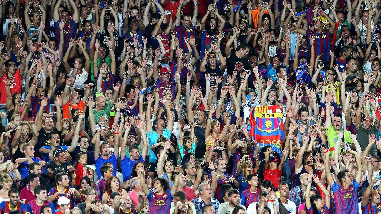 Una imatge de la graderia del Camp Nou. Per ara l'estadi seguirà sense graderia jove.