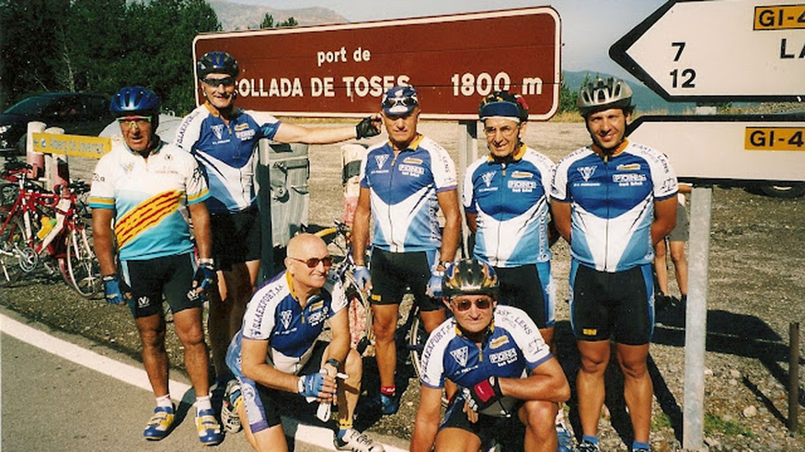 Una foto de archivo de una salida de la Peña Ciclista del Poblenou