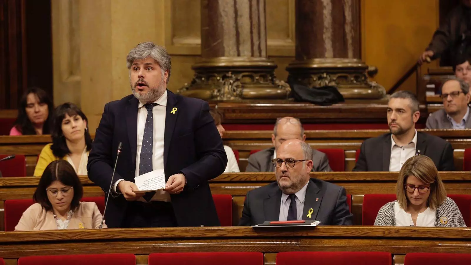 Albert Batet (JxCat) aquest matí al Parlament