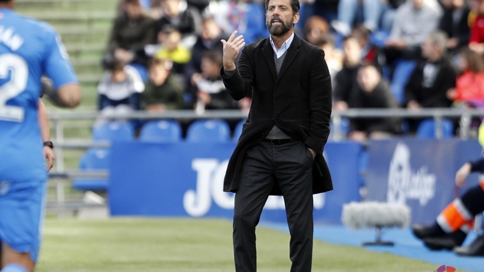 Quique Sánchez Flores, descontent amb la imatge de l'Espanyol a Getafe