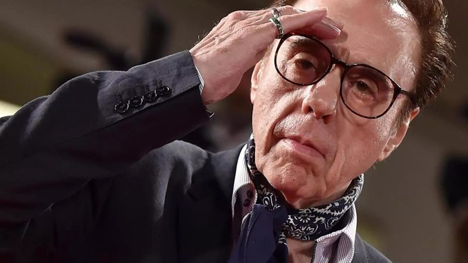 Peter Bogdanovich al estreno de 'She's funny that way' al Festival de Venecia en 2014