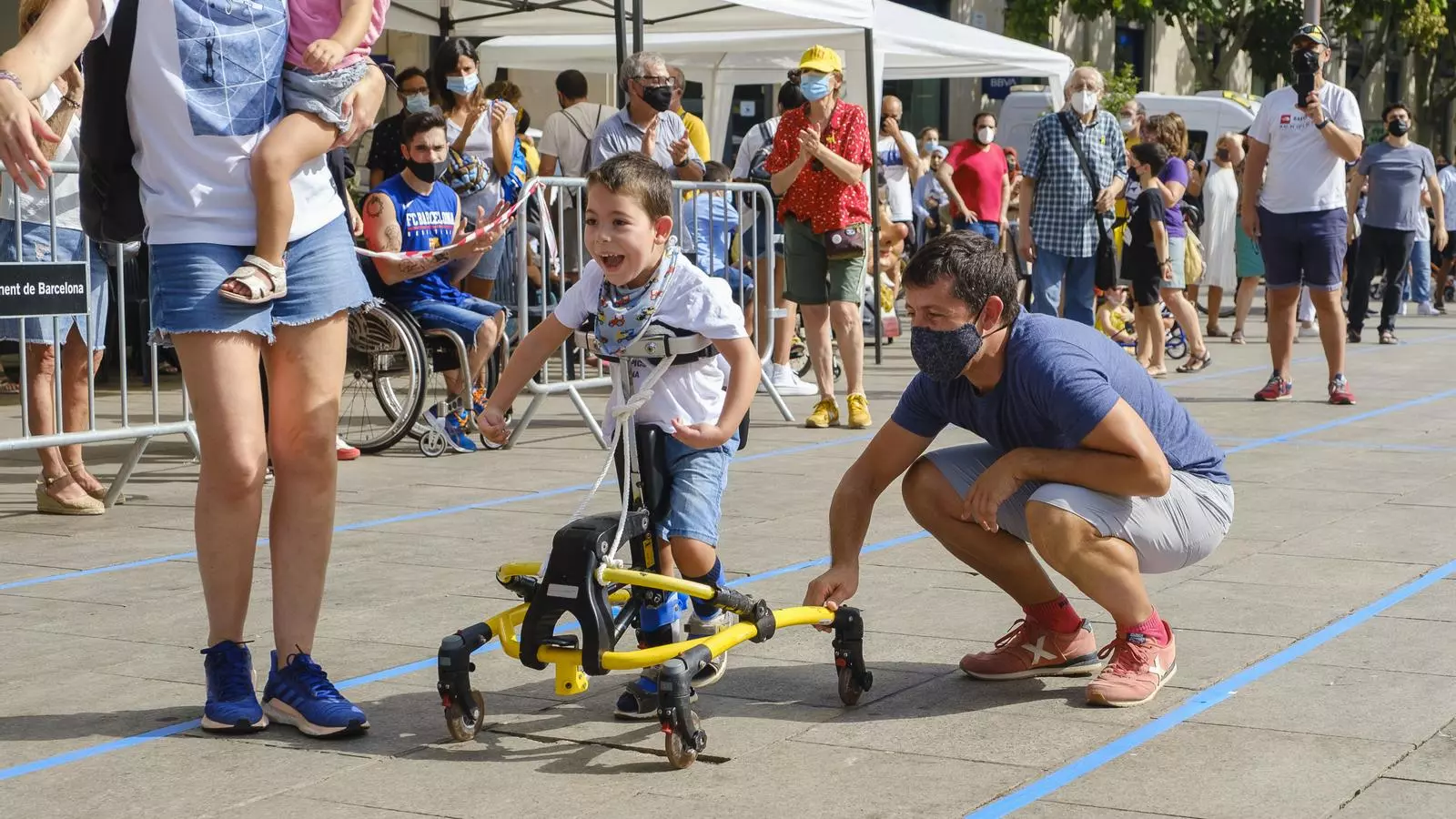 La primera cursa per a infants amb mobilitat reduïda, el 14 d'agost de 2021