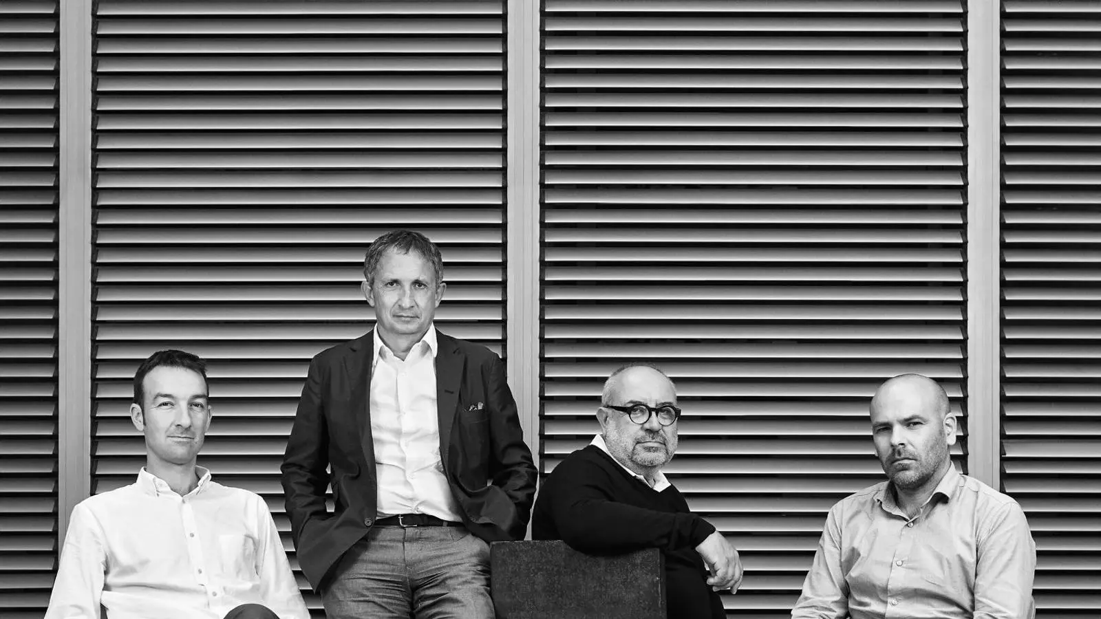 Els arquitectes Albert Gil, Enric Batlle, Joan Roig i Iván Sánchez.