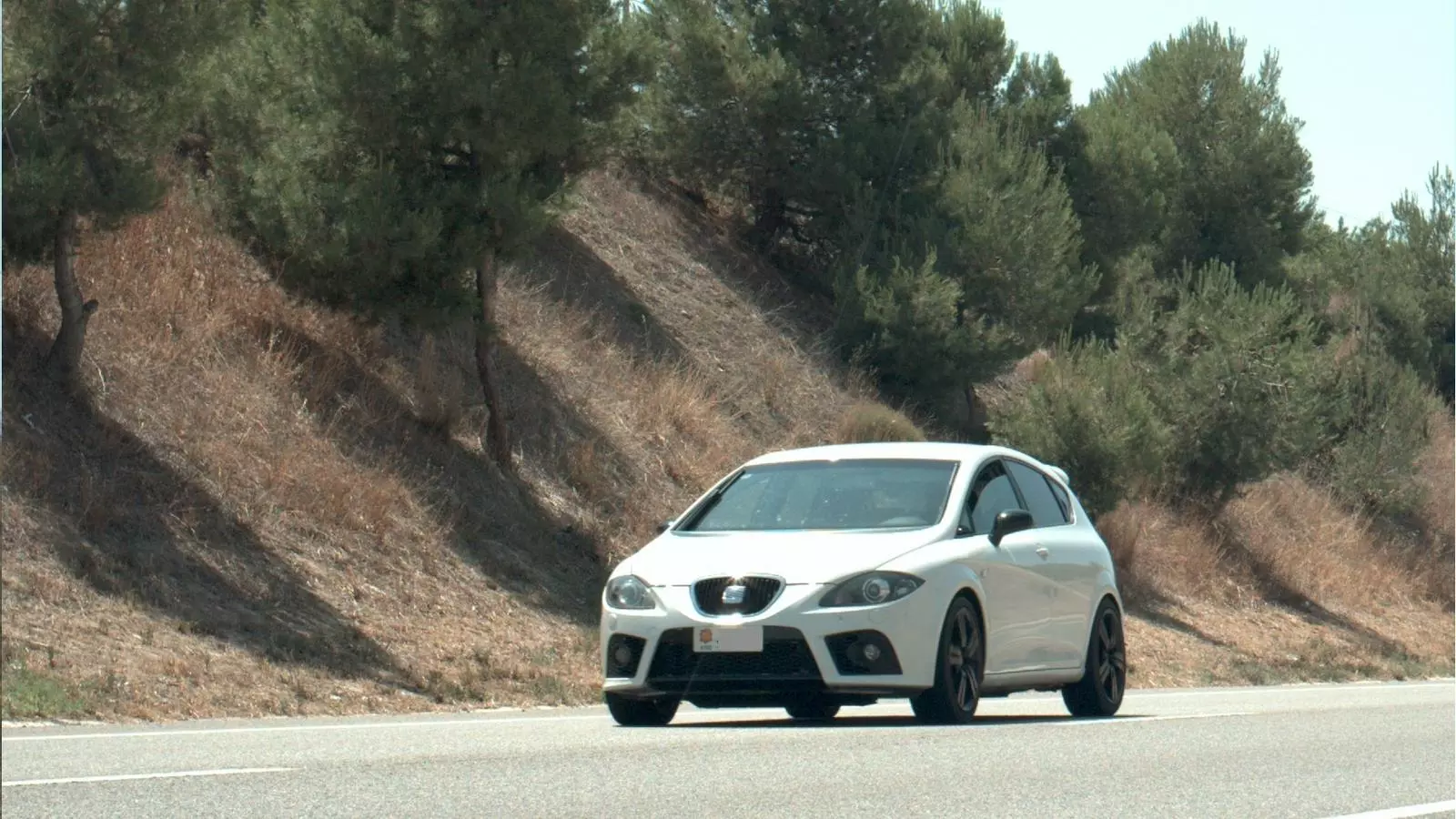 El vehicle enxampat pels Mossos d'Esquadra a 179 km/h a Verdú.