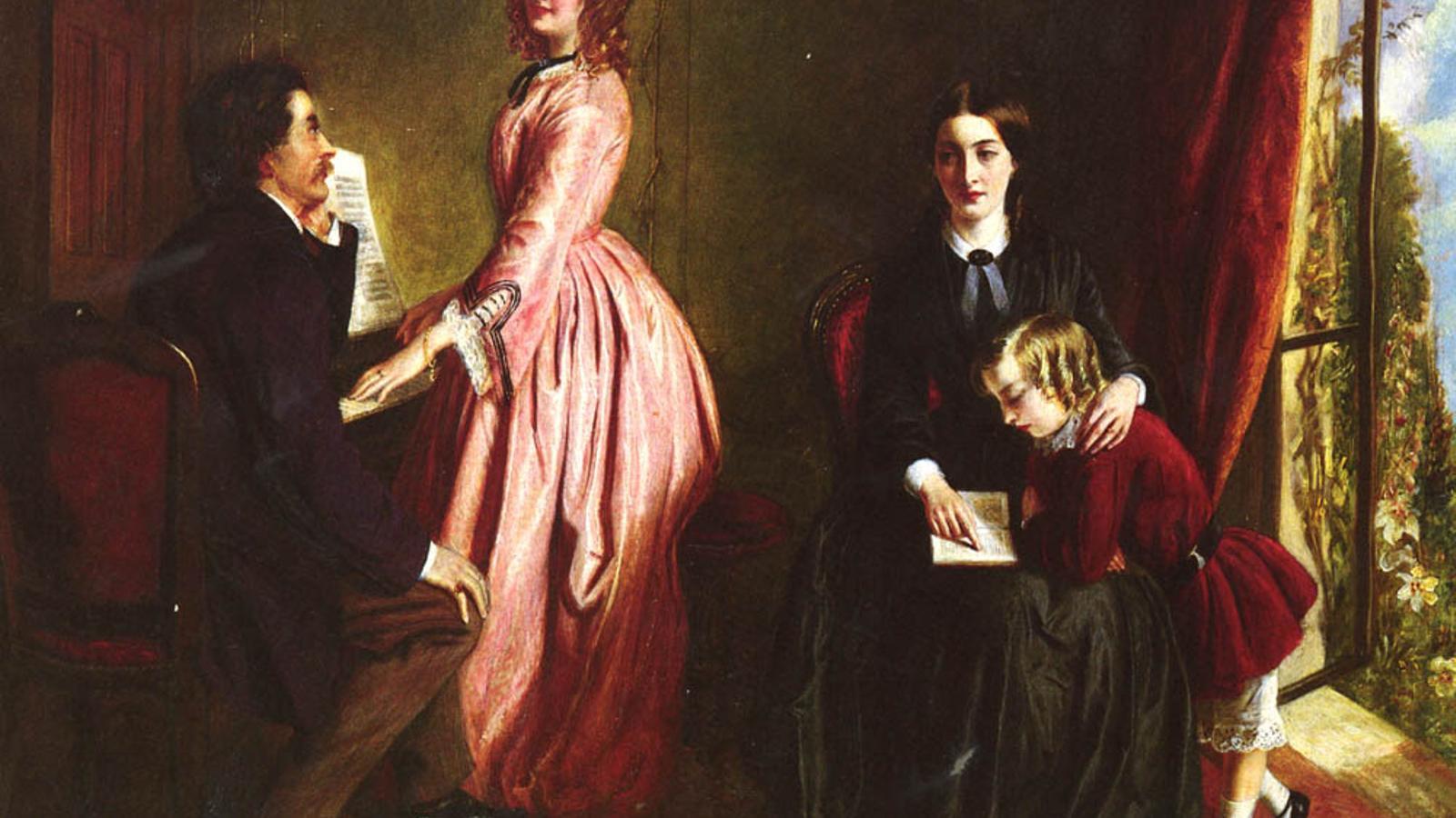 'La institutriu', quadre de Rebecca Solomon del 1851