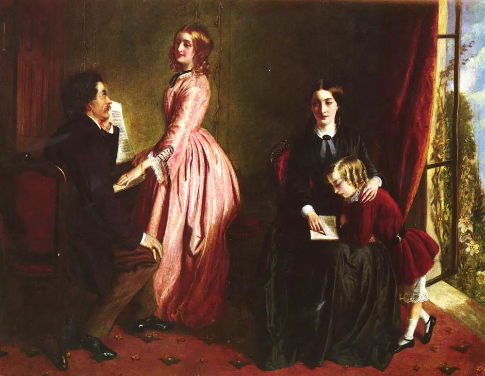 'La institutriu', quadre de Rebecca Solomon del 1851