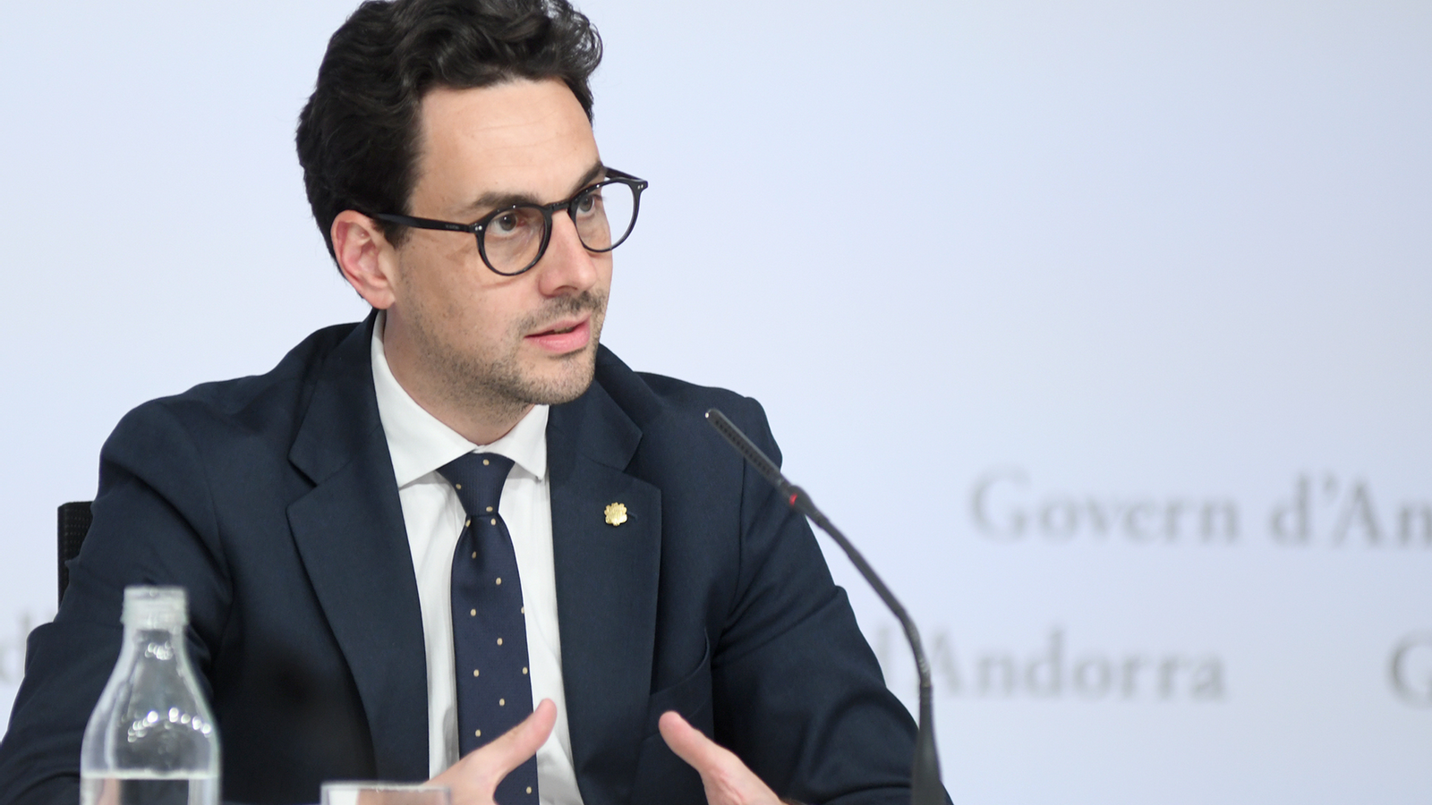 El ministre portaveu, Guillem Casal, durant la roda de premsa posterior al consell de ministres d'aquest dimecres.