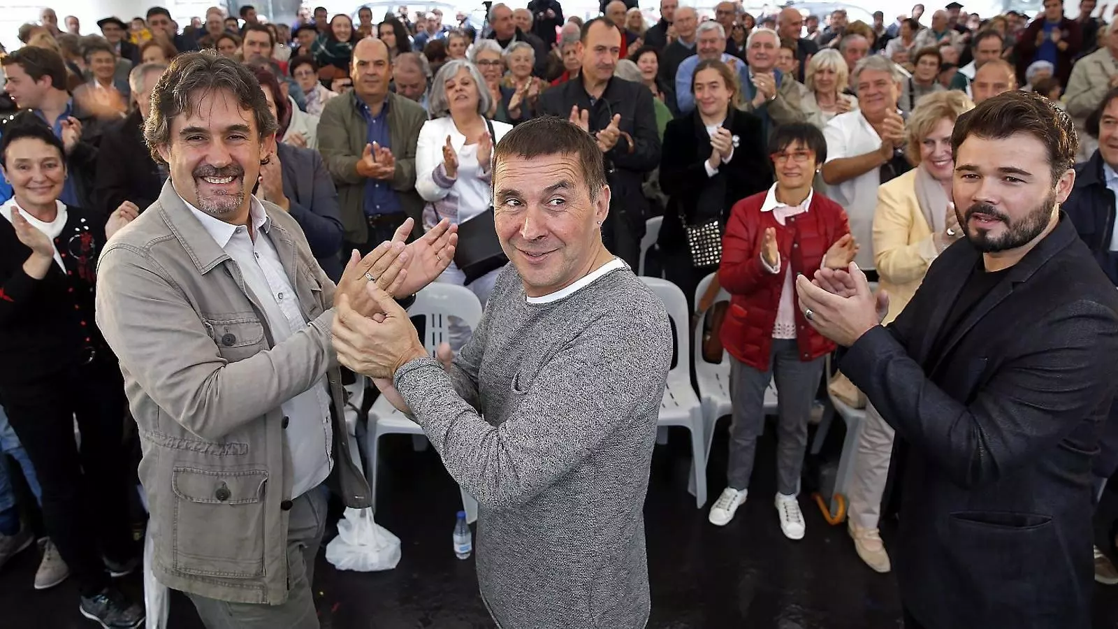 Otegi revifa l’esquerra independentista tot i no poder ser candidat