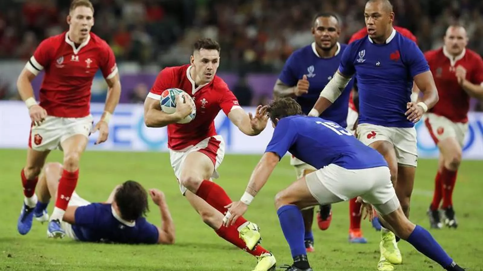 Gal·les supera França per un punt i jugarà la semifinal del Mundial de rugbi (20-19)