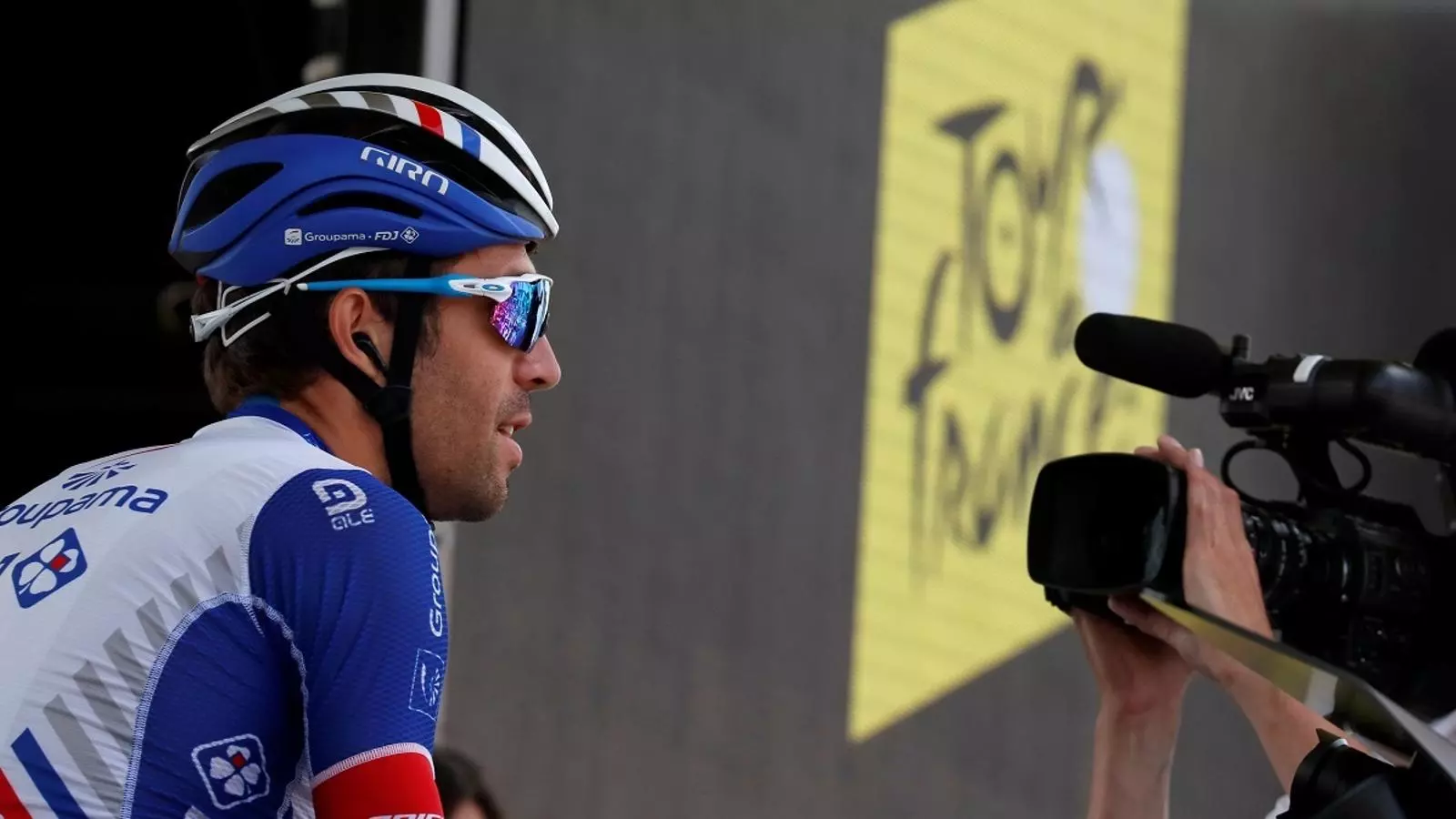 Thibaut Pinot, durant l'ascensió al Tourmalet