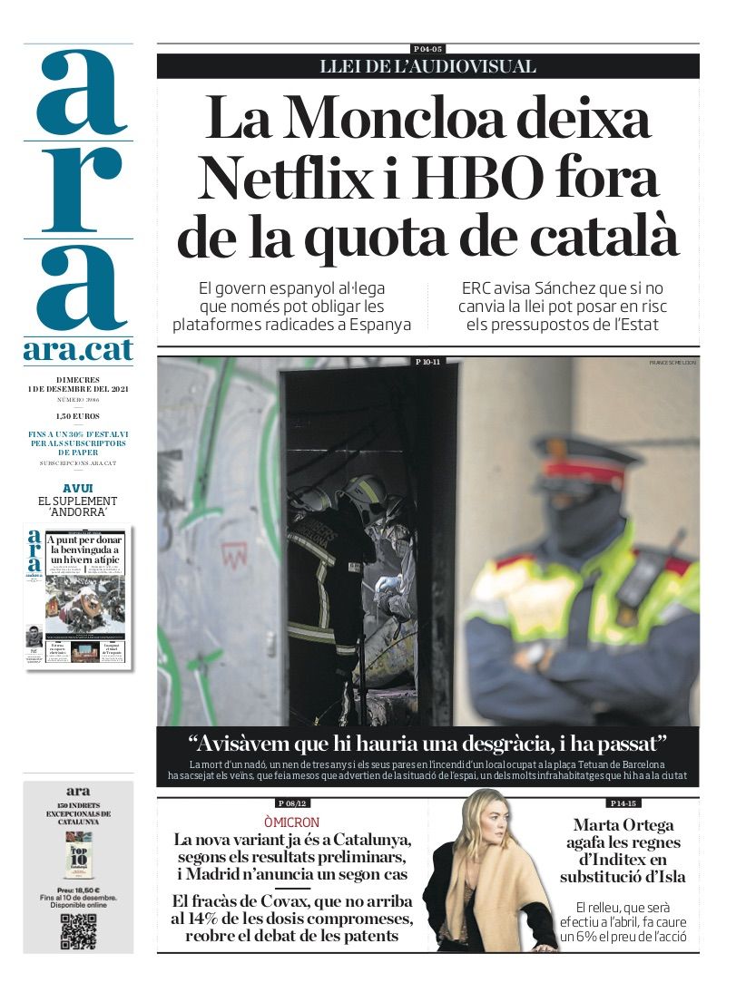 portada ara 01/12/21