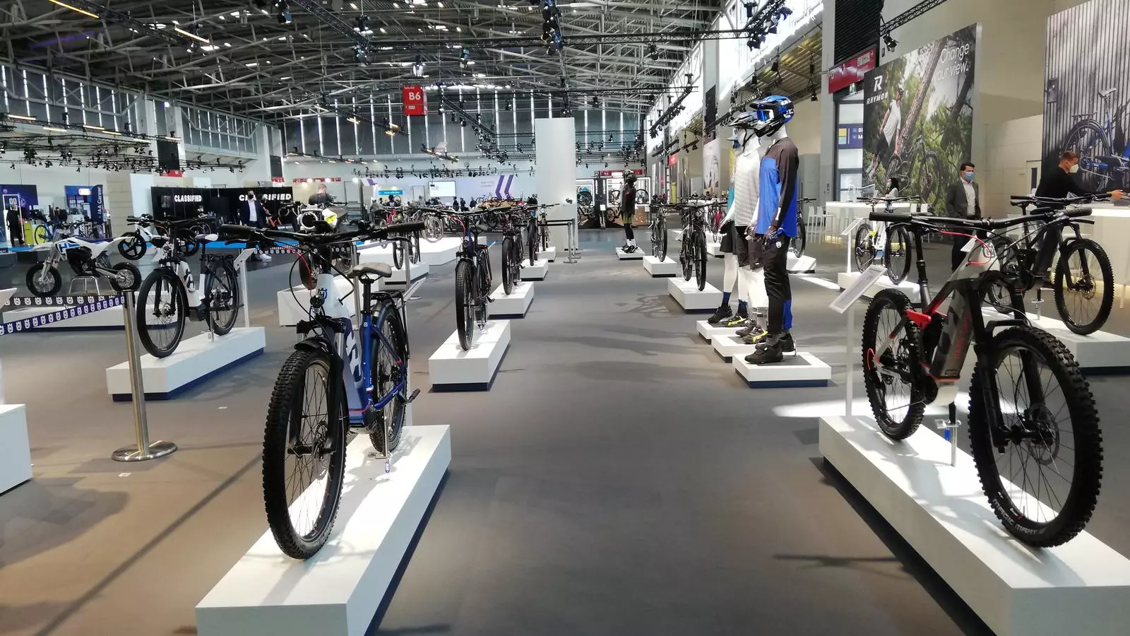 Imatge d'un dels pavellons de bicicletes del saló.