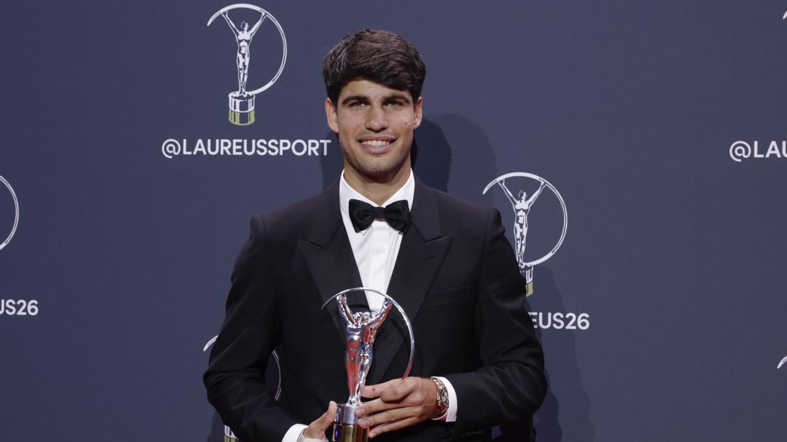 Alcaraz and Sabalenka win Laureus awards for best athletes of the year