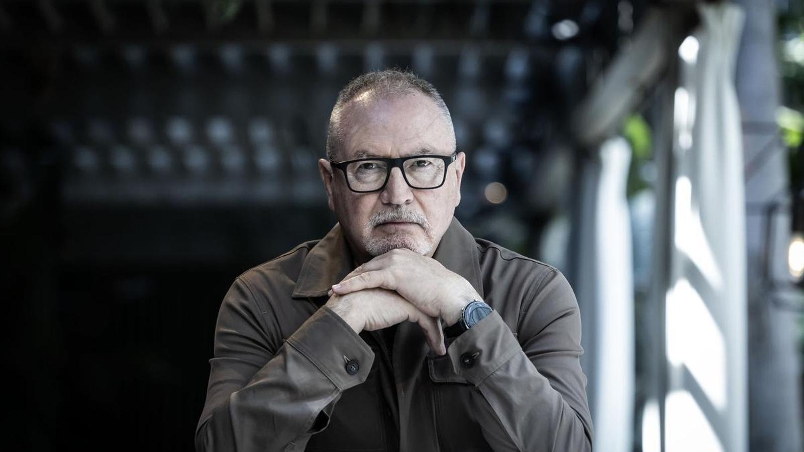 The writer Pere Pena photographed in Barcelona.