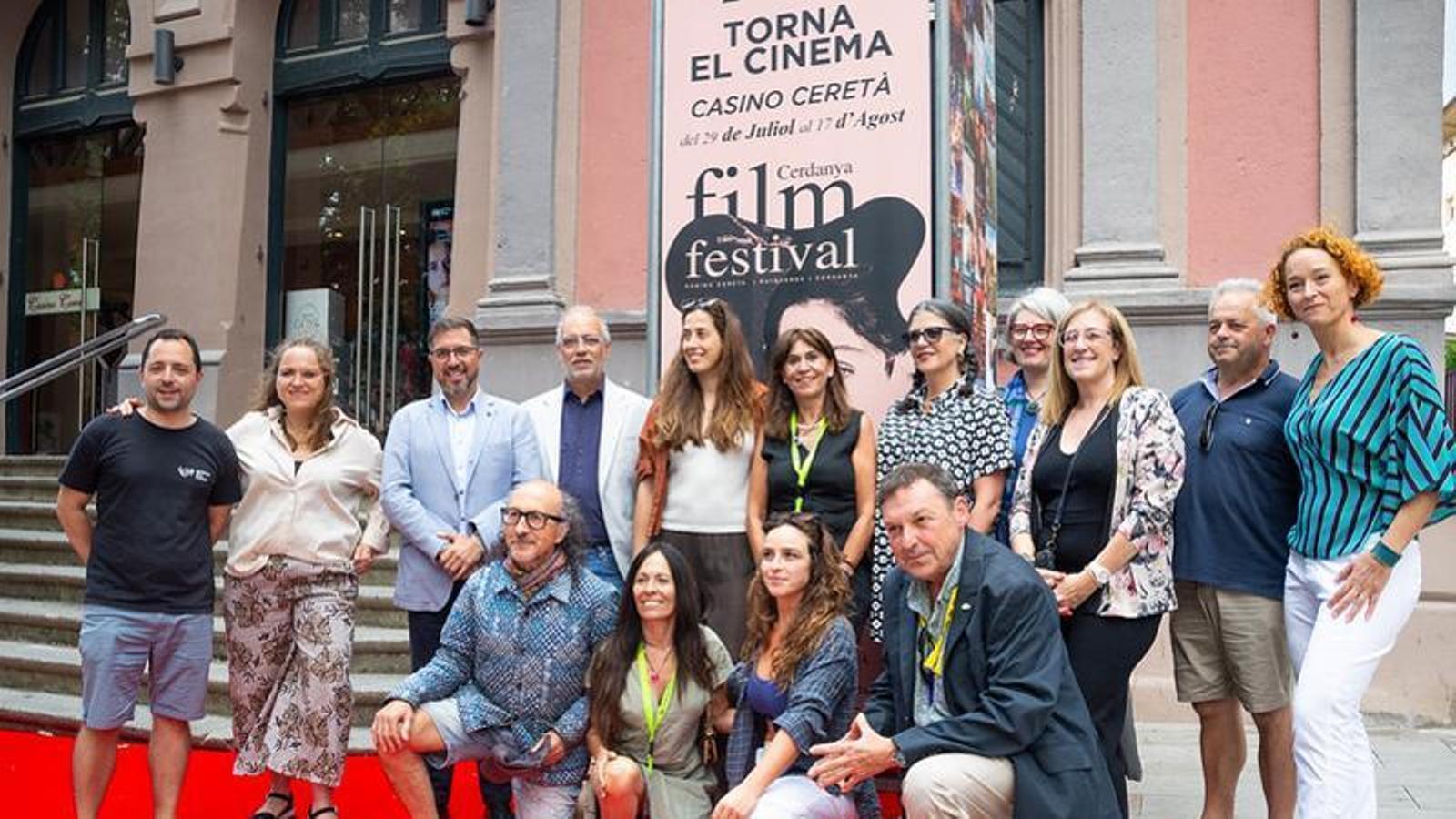 The inauguration of the Cerdanya Film Festival, on July 29th in Puigcerdà.
