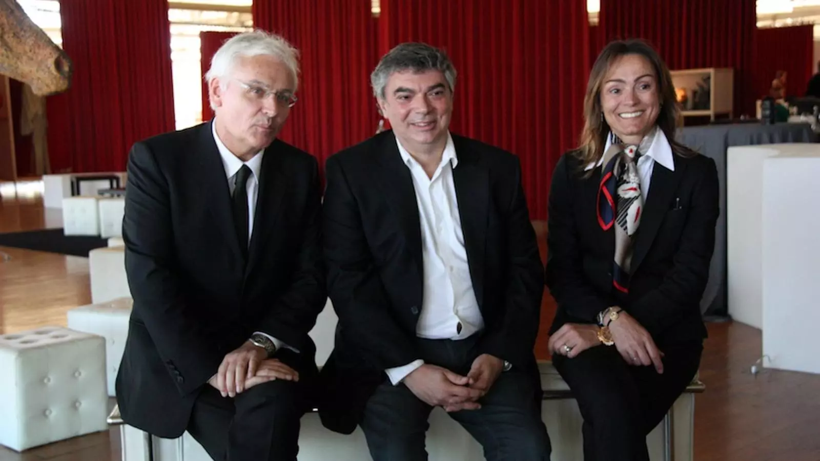 Ferran Mascarell, Xavier Albertí i Sol Daurella / ACN