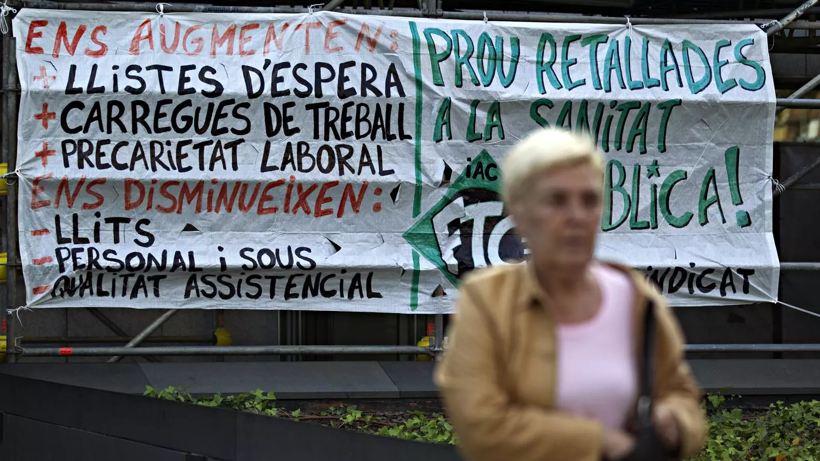 PROTESTES I RETALLADES L'Hospital de Sant Pau ha estat dels últims a aplicar la tisorada.