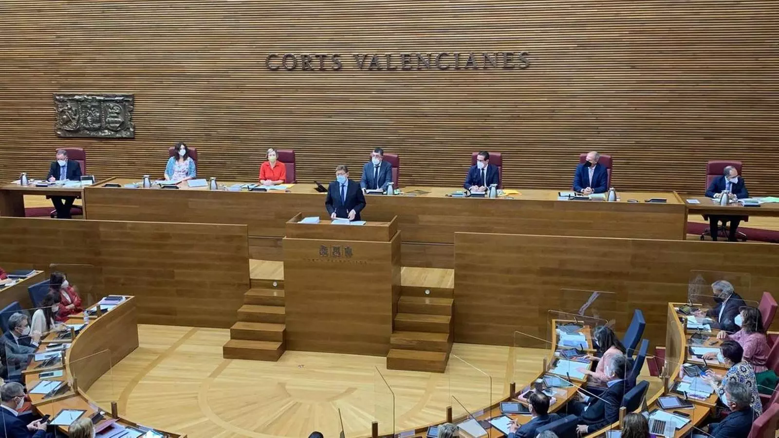 Ximo Puig en la seua primera intervenció al Debat de Política General