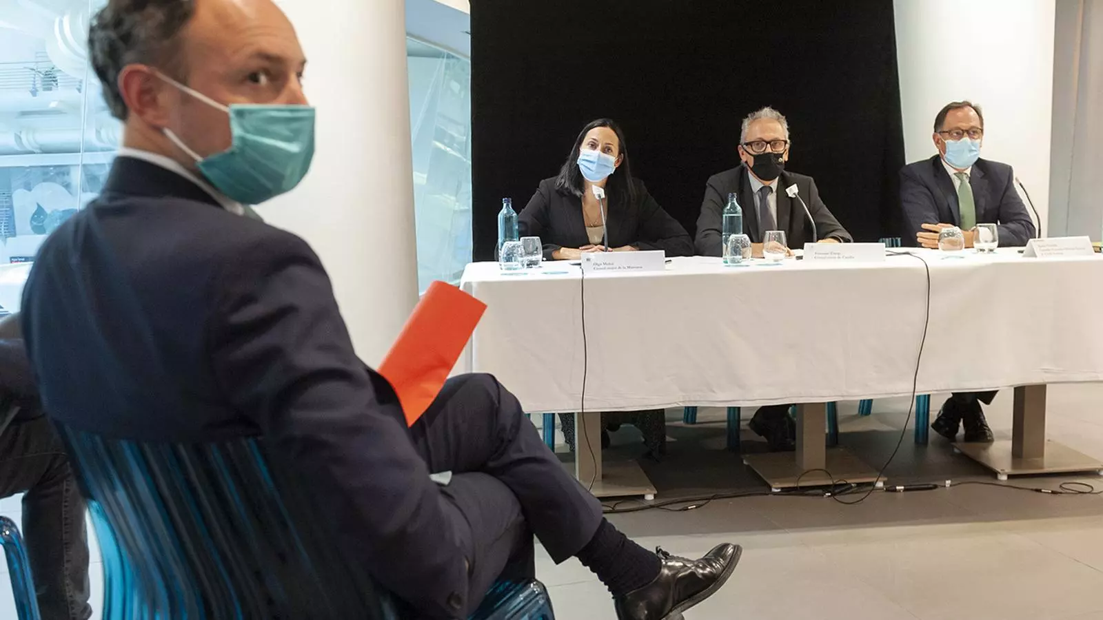 El cap de Govern, Xavier Espot, en la presentació del projecte.