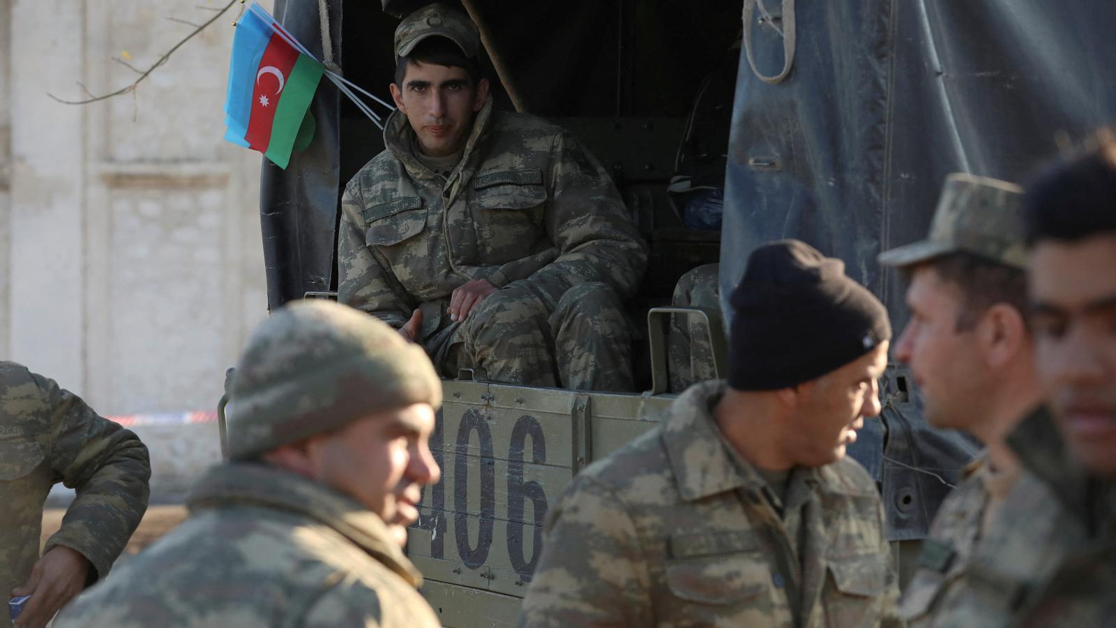 Soldiers of Azerbaijan.