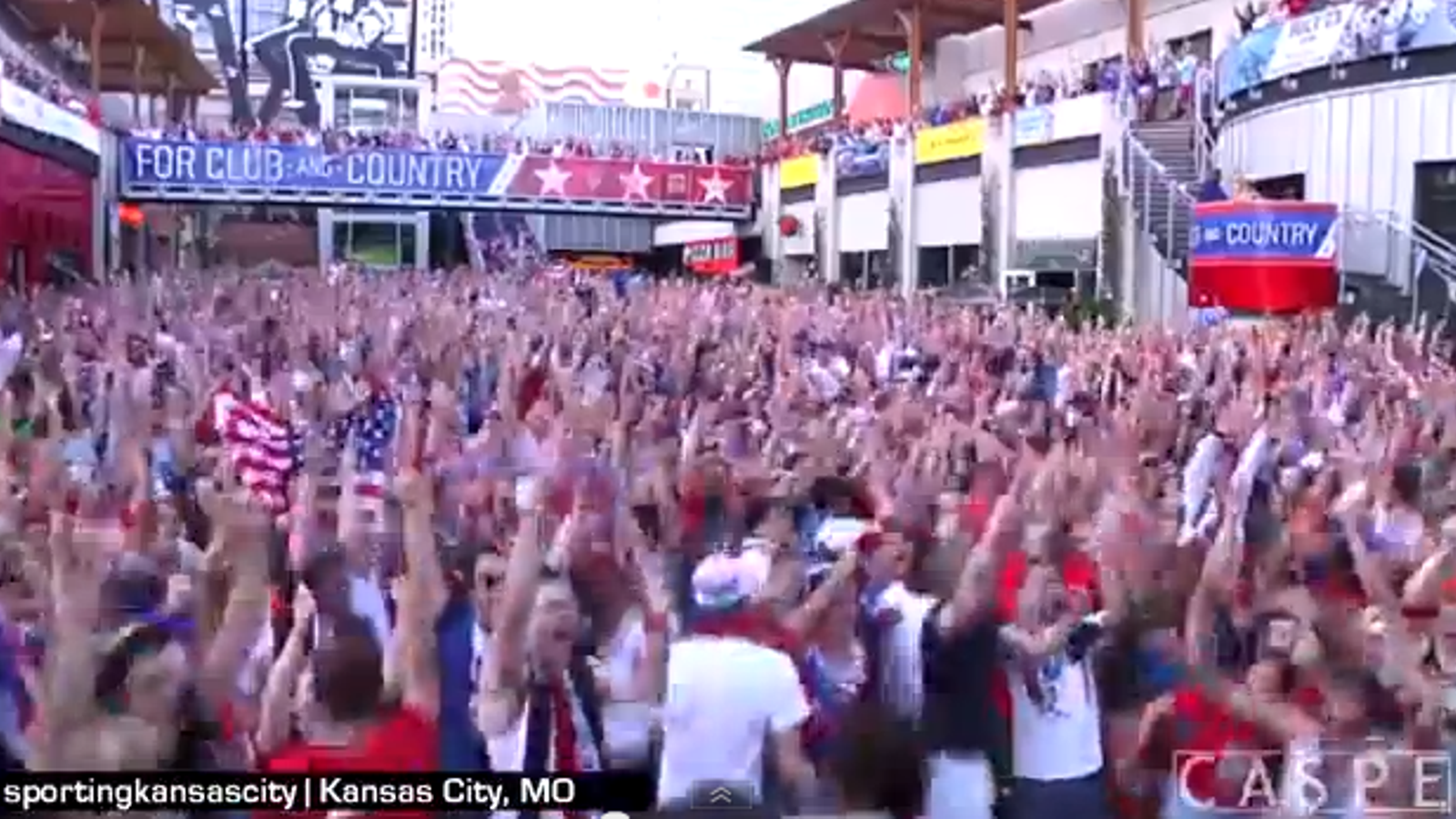 La reacció de milers de nord-americans a un gol de la seva selecció, fenomen viral